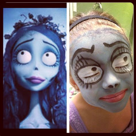 corpse bride face paint|halloween corpse bride face paint.